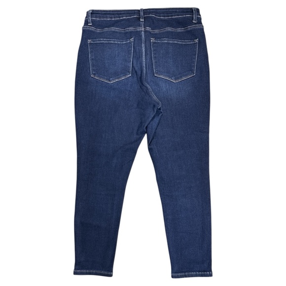 Lovervet by Vervet DK Wash-Plus High Rise Ankle Skinny Jeans Sz 18W Women’s EUC - Picture 7 of 13